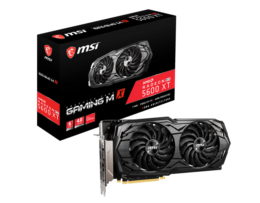 1024 (1) MSI RX 5600 XT 6GB GAMING MX su 6GB atmintimi