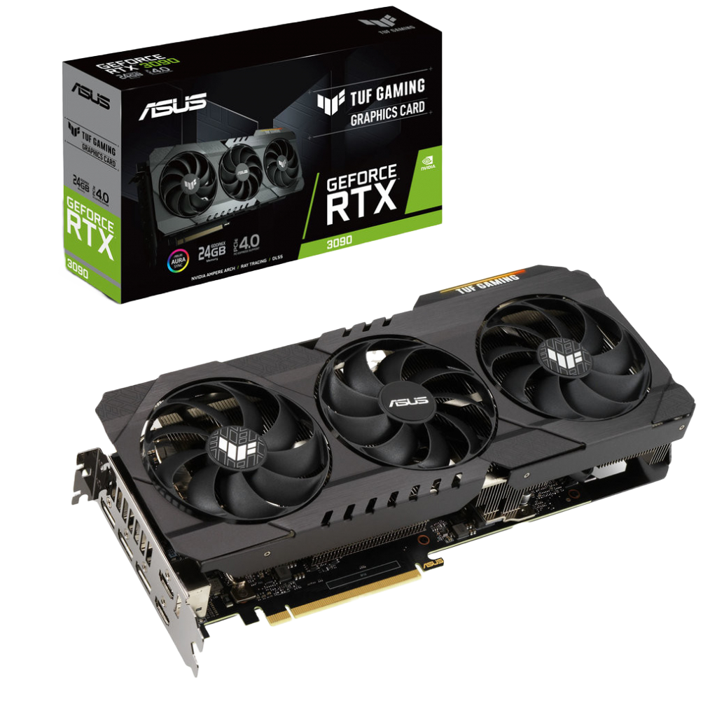 My project (3) ASUS RTX 3090 24GB TUF Gaming su juodu korpusu