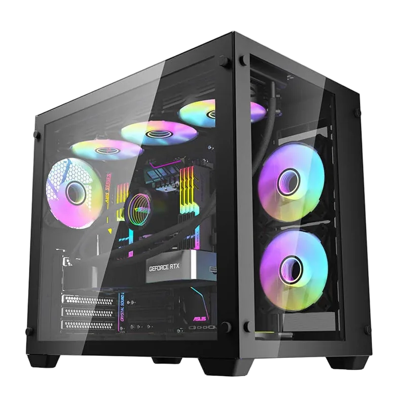darkflash-c285-68c81-kaina_reference Kompiuterio korpusas Darkflash C285 juodas su HDD ir SSD vietomis