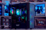 Kompiuteris su Intel i3-12100f procesoriumi, NVIDIA RTX 4060 8GB vaizdo plokšte ir 16GB RAM