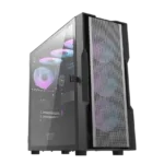 Korpusas DarkFlash DK431 juodas su 4 ARBG ventiliatoriais
