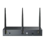 Maršrutižatorius TP-LINK ER706W, matomas iš šono, rodo prievadų išdėstymą