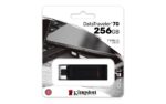 USB flash drive DataTraveler 70, šoninis vaizdas su USB-C jungtimi