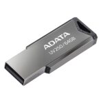 USB atmintinė ADATA UV250, 64 GB, šoninis vaizdas su lanyard skylute