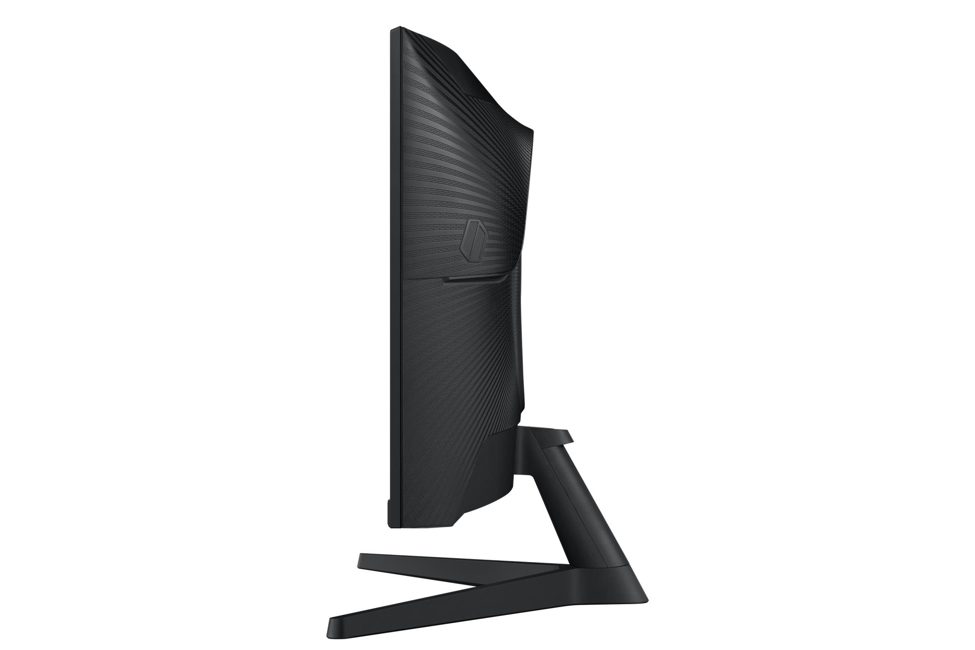 0b14e911-658e-482b-8161-8a8633b1f7ae Monitorius Samsung LS27CG552EUXEN, šoninis vaizdas su reguliuojamu stovu