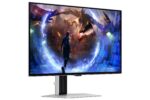 Monitorius Samsung LS27DG602SUXEN, šoninis vaizdas su HDMI prievadų išdėstymu