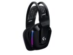 Ausinės Logitech G G733, šoninis vaizdas su matomais valdymo mygtukais