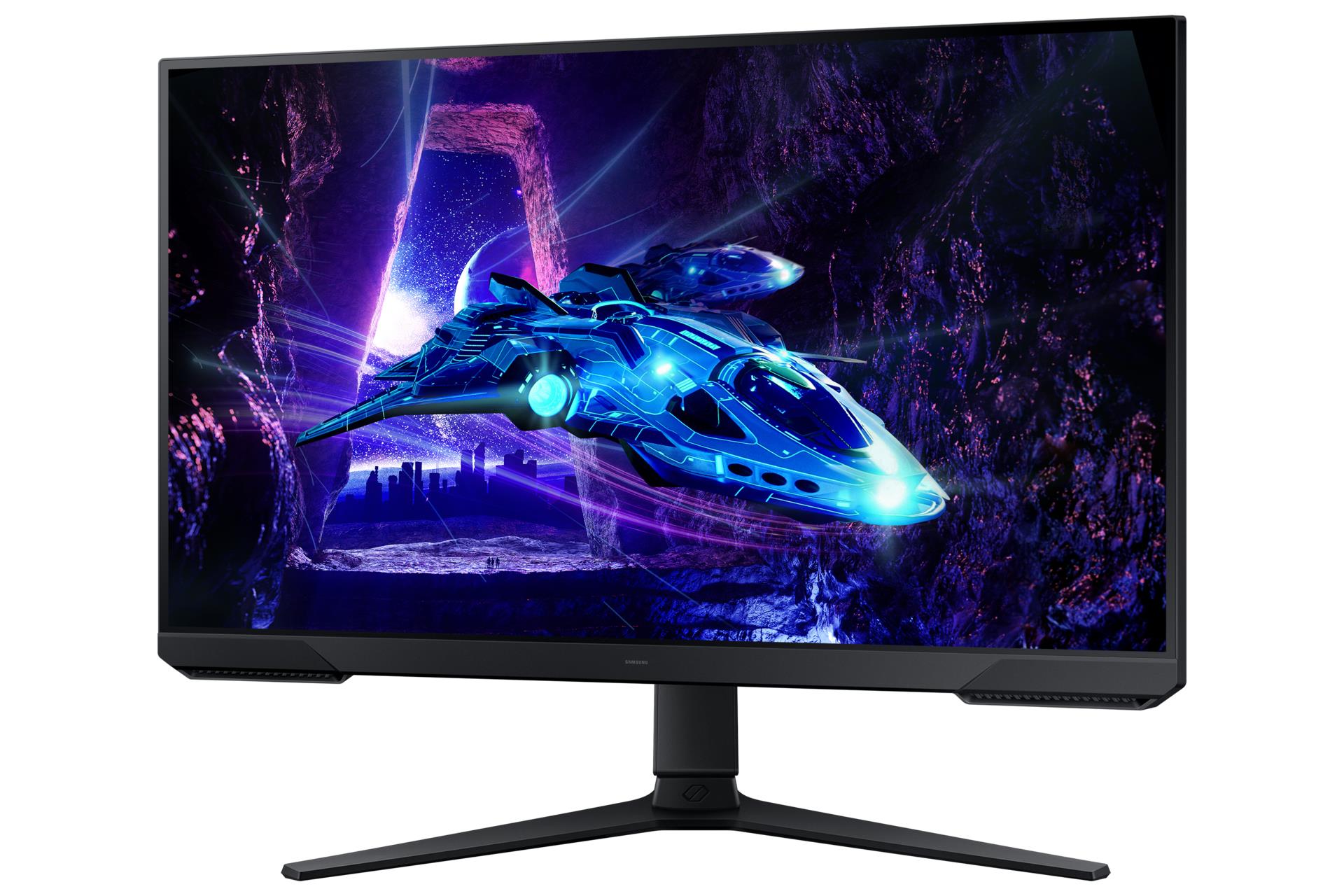 104041e7-c7ab-42eb-b325-f9d694c176b5 Monitorius Samsung LS27DG302EUXEN, šoninis vaizdas su reguliuojamu aukščiu