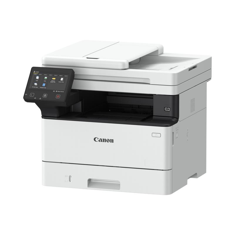 14e79fde-31bd-4ec8-a563-13d5dece361c Canon i-SENSYS MF461dw, šoninis vaizdas su valdymo skydeliu