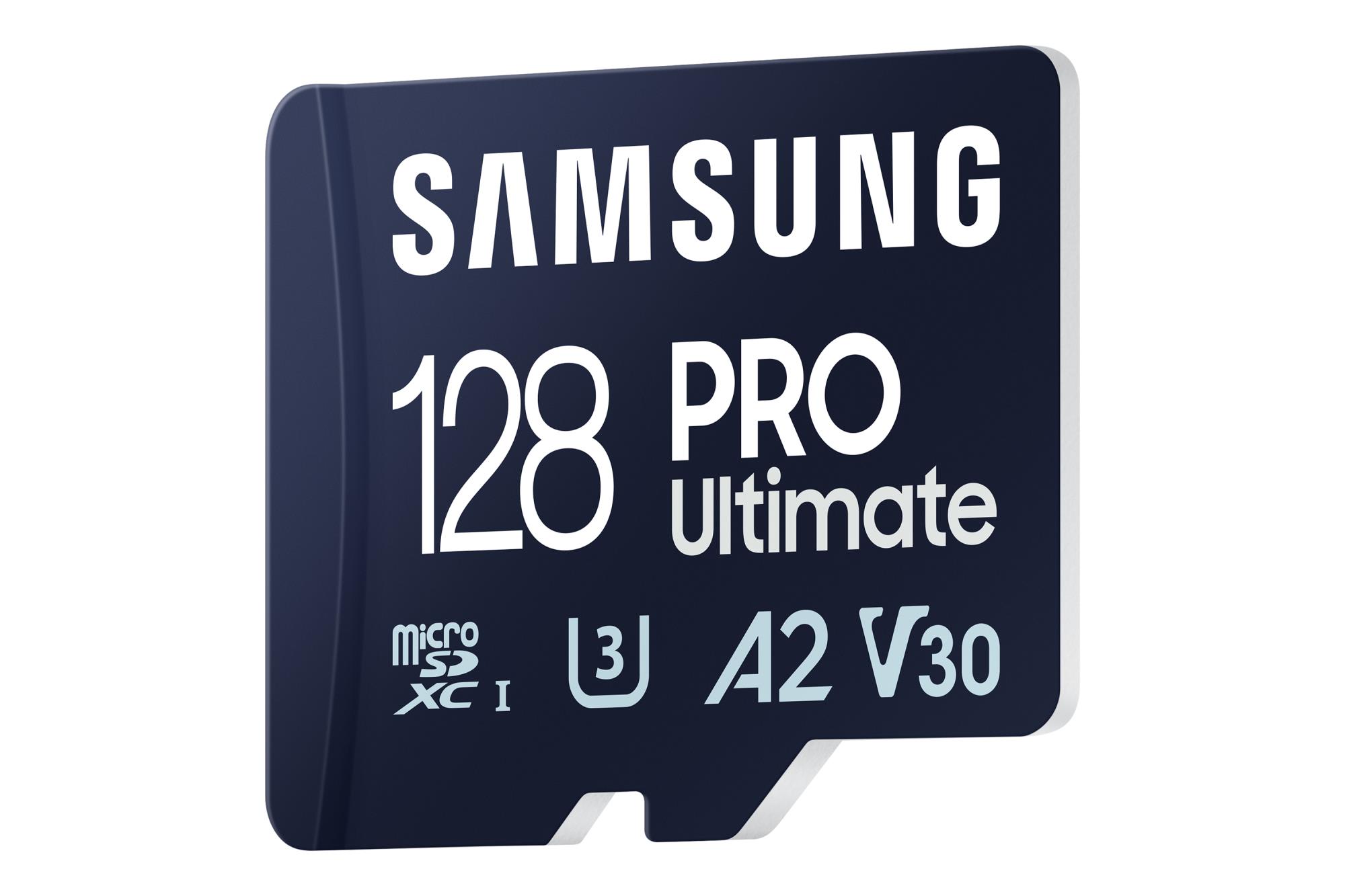 15301d77-1eac-4802-a43a-7ca36f7d53ea MicroSD kortelė Samsung PRO Ultimate 128 GB su SD adapteriu
