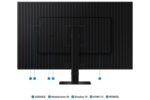 Monitorius Samsung LS32D700EAUXEN, šoninis vaizdas su HDMI prievadu