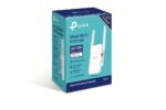 Wi-Fi signalo stiprintuvo TP-LINK RE315 iš šono, rodo prievadų išdėstymą