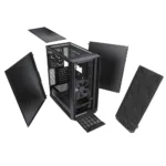 Fractal Design Meshify C juodas ATX korpusas be maitinimo šaltinio