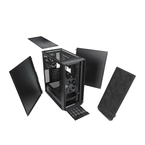 Fractal Design Meshify C juodas ATX korpusas be maitinimo šaltinio