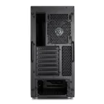 Korpusas Fractal Design Meshify C, šoninis vaizdas su atidarytomis durelėmis