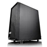 Korpusas Fractal Design Meshify C, šoninis vaizdas su atidarytomis durelėmis