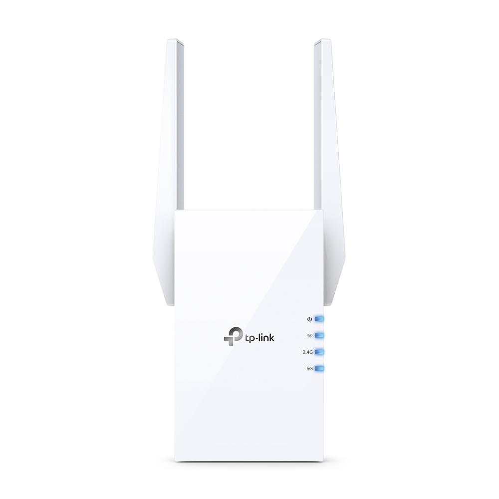 220353fd-4e25-44dd-bedd-ea6e929e70ac RE605X range extender, šoninis vaizdas su Ethernet LAN prievadu