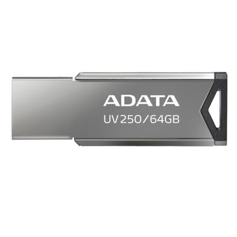 ADATA USB atmintinė UV250 64 GB su USB 2.0 sąsaja, sidabrinė