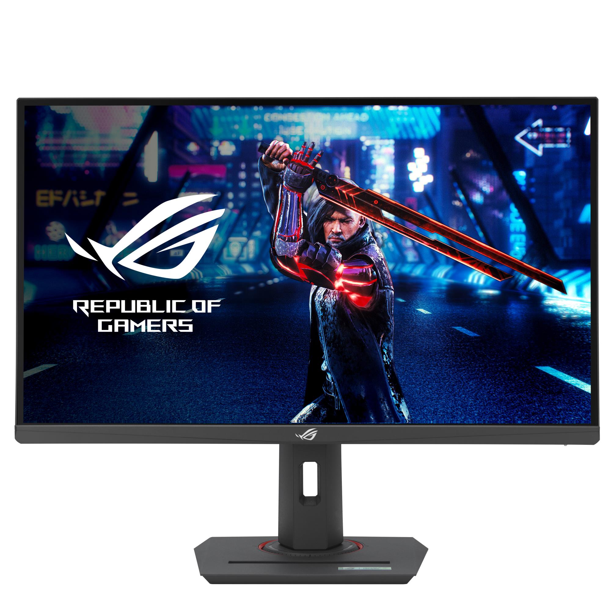 2c74b390-b8b6-4acc-9379-6eb786ec90c8 Monitorius Asus ROG Strix XG27ACS, šoninis vaizdas su HDMI prievadu