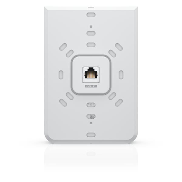 2f08692a-4acc-41c9-8c5a-d2dd3762687f U6-IW WiFi 6 prieigos taškas, matomas iš šono su RJ-45 prievadu