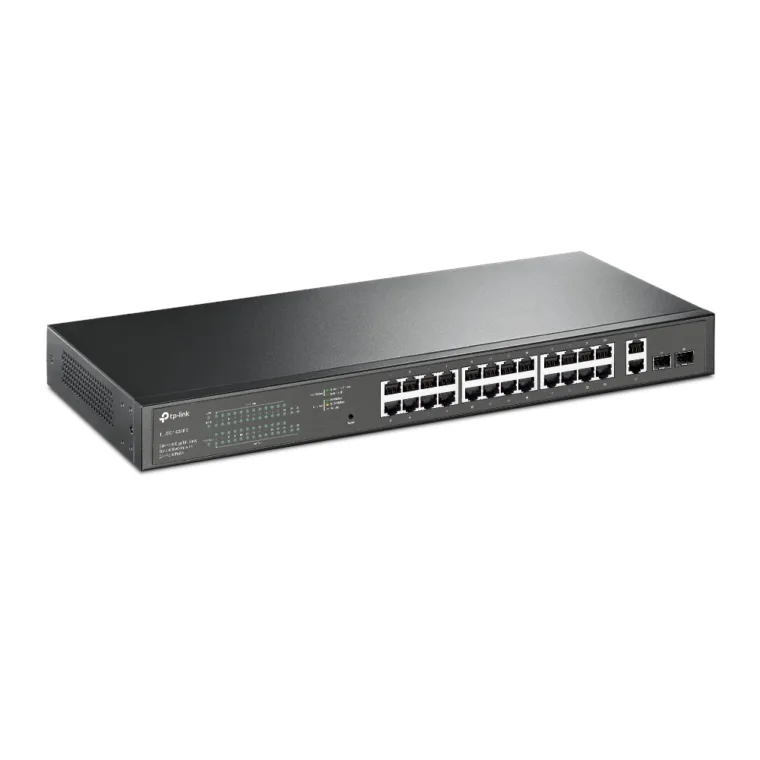 TP-LINK TL-SG1428PE komutatorius su 24 PoE+ ir 2 SFP portais