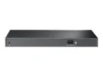 Komutatorius TP-LINK TL-SG1428PE, šoninis vaizdas su SFP ir PoE+ prievadais
