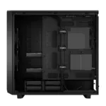 Korpusas Fractal Design Meshify 2 XL Light, matomas iš šono, su atidarytomis durelėmis
