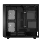 Korpusas Fractal Design Meshify 2 XL su atidaryta šonine stiklo dalimi