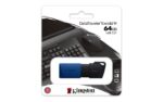 USB 3.2 Flash Drive Kingston DataTraveler Exodia M, juodas ir mėlynas