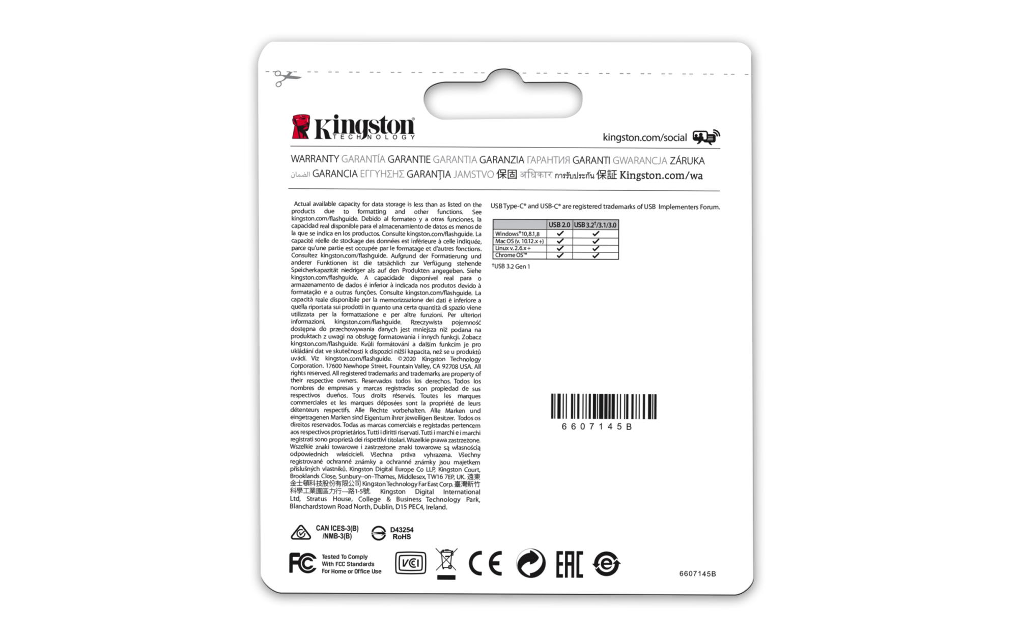 3567a170-6cf0-4ee3-8cc8-b16ad8bc25c4 USB atmintinė Kingston DataTraveler DT Micro Duo 3C, matoma iš šono