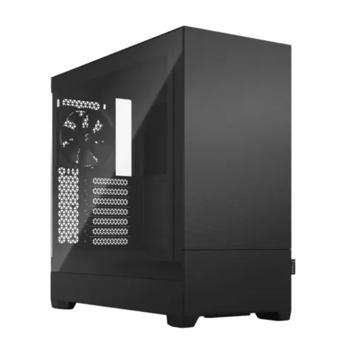 Fractal Design Pop Silent korpusas su šoniniu stiklu, juodas TG Clear Tint