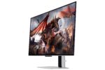 Monitorius Samsung LS32DG802SUXDU, matomas iš šono, rodo HDMI prievadus