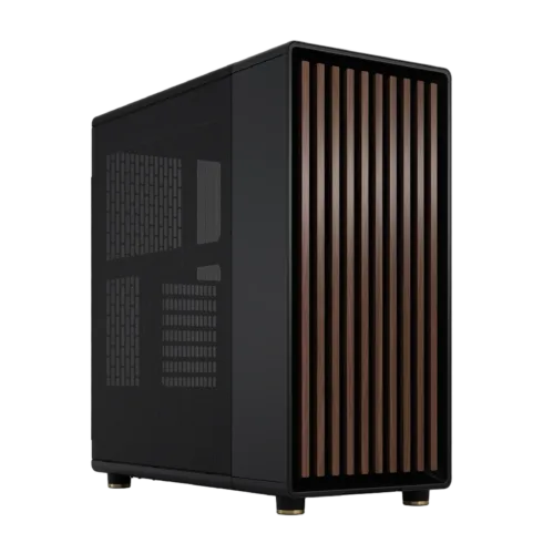 Fractal Design North korpusas, spalva Charcoal Black, be maitinimo bloko