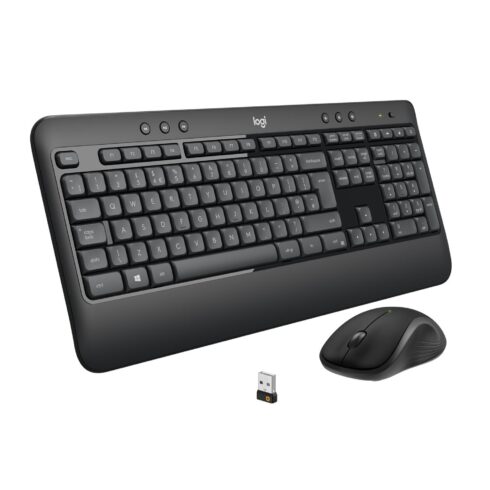 Logitech MK540 Advanced klaviatūra ir pelė, belaidis ryšys, juoda