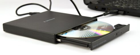 Išorinis USB DVD įrenginys Gembird DVD-USB-04 su USB 2.0 sąsaja
