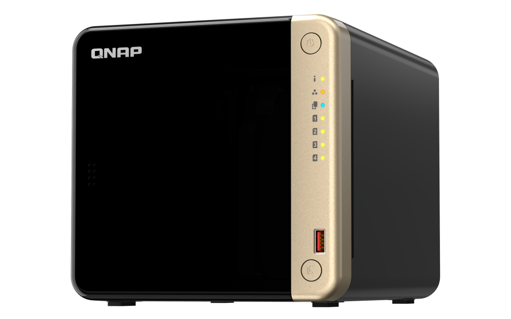 396019-ts-464-8g-4711103082324-0.webp QNAP 4-Bay desktop NAS TS-464-8G su Intel Celeron N5095 4-core procesoriumi