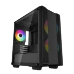 Deepcool CC360 Micro-ATX korpusas, juodas, Mini-ITX / Micro-ATX formatas