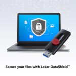 Flash drive Lexar JumpDrive D300 su atidarymu ir USB 3.2 Gen 1 jungtimis