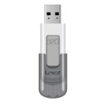 Lexar JumpDrive V100 32 GB USB 3.0, šoninis vaizdas su jungtimi