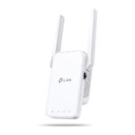 TP-LINK RE315 AC1200 Wi-Fi extender, šoninis vaizdas su prievadų išdėstymu