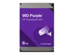 Kietasis diskas Western Digital Purple WD64PURZ, matomas iš šono