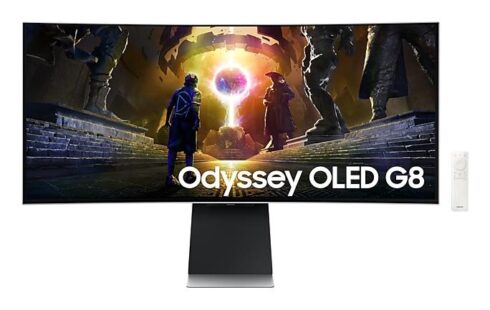 Samsung LS34DG850SUXDU 34" OLED monitoris, 3440 x 1440 pikselių, 175 Hz