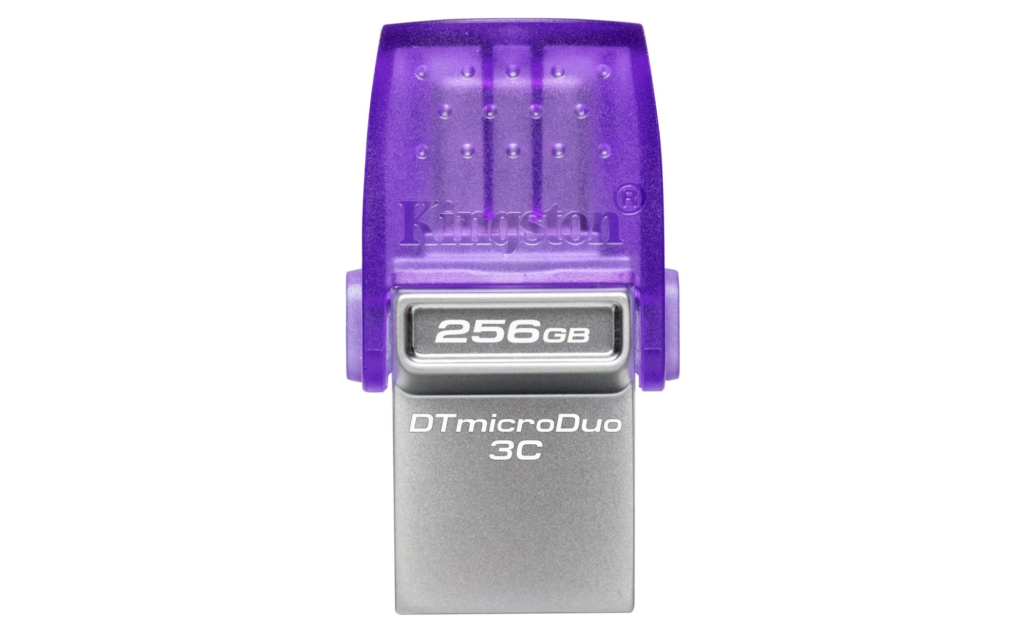 42549179-83c1-4769-b478-5743ba5da02f USB atmintinė Kingston DataTraveler DT Micro Duo 3C, matoma iš šono