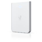 WiFi 6 prieigos taškas U6-IW, matomas iš šono su Ethernet prievadu