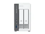 QNAP TS-216G NAS su atidarytu korpusu, rodančiu vidinę struktūrą
