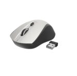 Pelė Gembird MUSW-4B-02-BS, šoninis vaizdas su matomu USB Nano-imtuvu