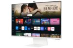 Monitorius Samsung LS32DM801UUXDU, šoninis vaizdas su VESA tvirtinimu