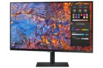 Monitorius Samsung LS32B800PXPXEN, šoninis vaizdas su VESA tvirtinimu