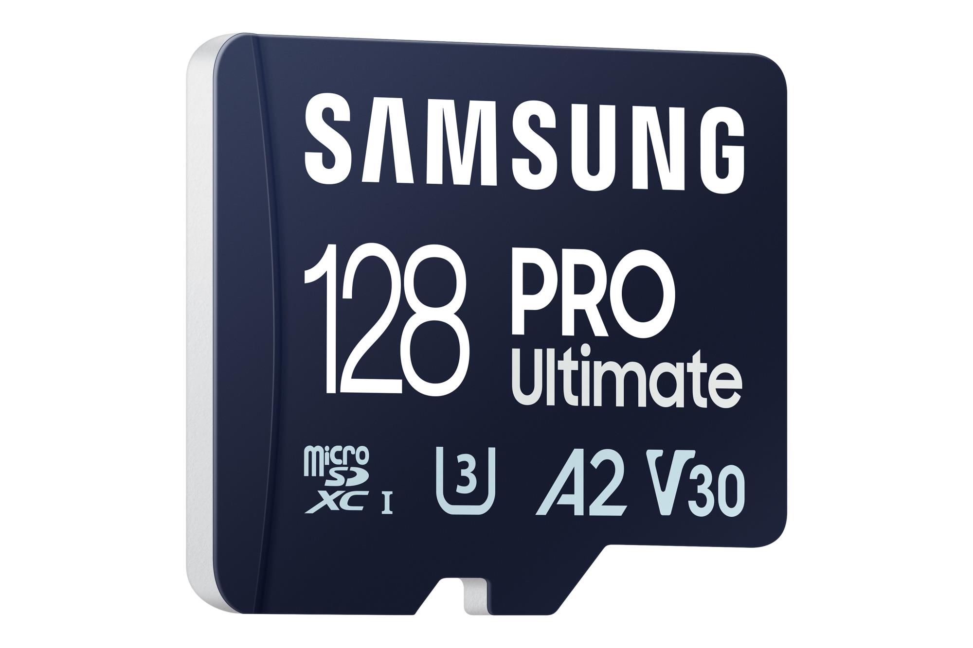 4cf3a6d9-e0c8-45ac-9969-3365e5a50e5d MicroSD kortelė Samsung PRO Ultimate 128 GB su SD adapteriu