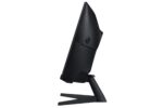 Monitorius Samsung LC34G55TWWPXEN, matomas iš šono, rodo posvyrio kampą